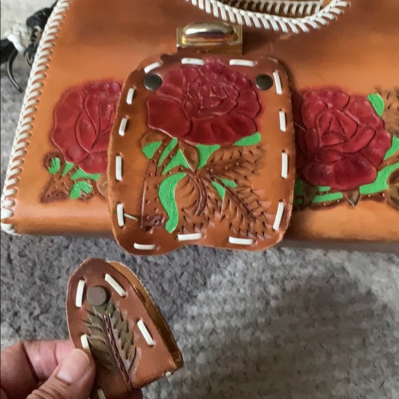 Vintage tooled saddle purse - Picture 10 of 11
